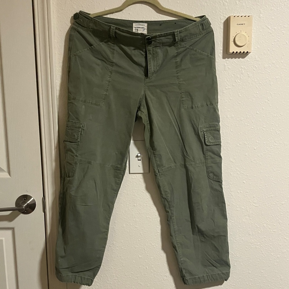 Womens Green Cargo Pants